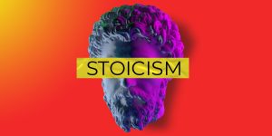 Ilustración conceptual sobre el estoicismo y la filosofía clásica